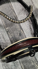 Merlot/ Cream Snaffle