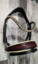 Merlot/ Cream Snaffle