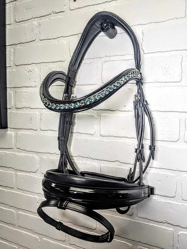 Clear Azur Patent Snaffle