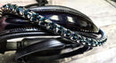 Midnight Navy Rolled Snaffle