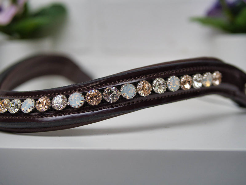 Crystal Honey Trio - On Brown Patent Leather