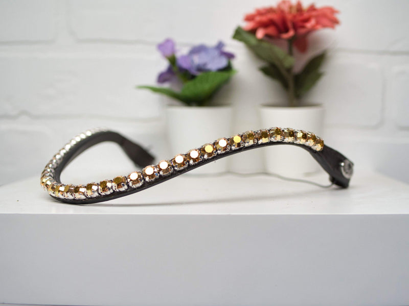 Crystal Sunrise - On Brown Leather