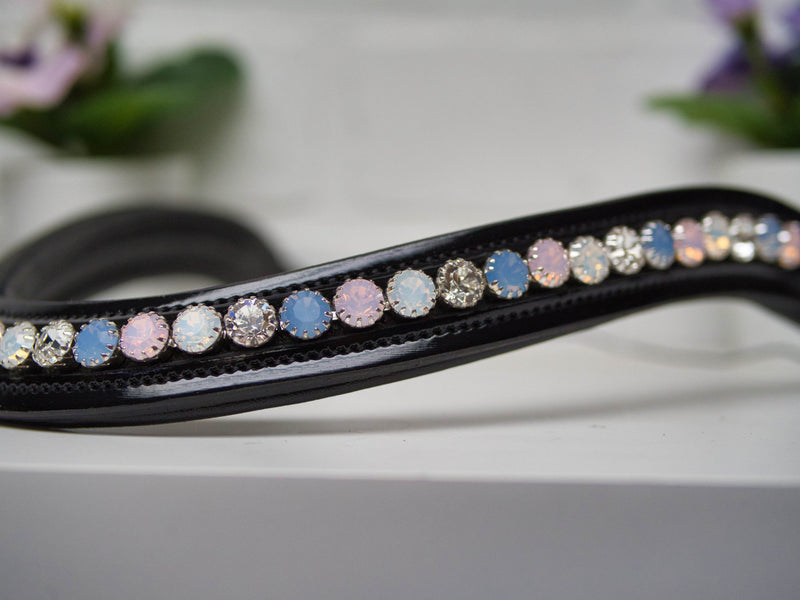 Opal Clear - On Black Patent Leather