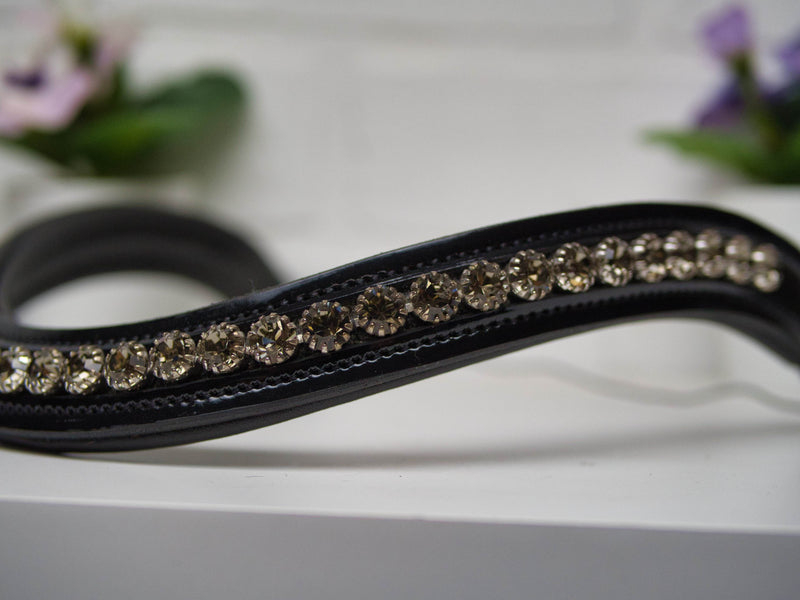 Smoked Crystal - On Black Patent Leather