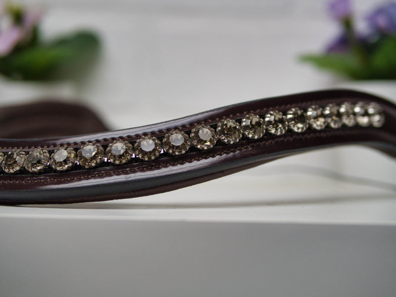 Smoked Crystal - On Brown Patent Leather