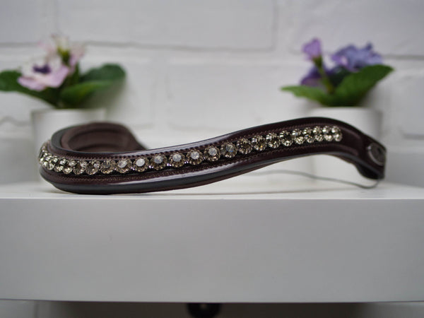 Smoked Crystal - On Brown Patent Leather