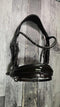 Patent Havana Rolled Snaffle