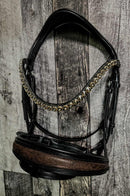 Mahogany Python Shimmer Snaffle