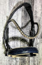 Navy/ Crystal Honey Snaffle