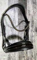 Patent Havana Duo Double Bridle