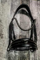 Patent Havana Duo Double Bridle