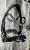 Navy/ Crystal Honey Snaffle