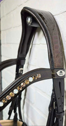 LE Cognac Croco Snaffle