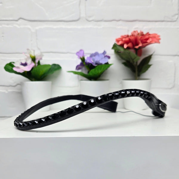 Thin Black Browband