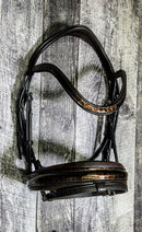 Patent Croco Sienna Snaffle