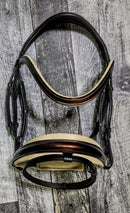 Mahogany Metallic Bronze/ Cream Snaffle
