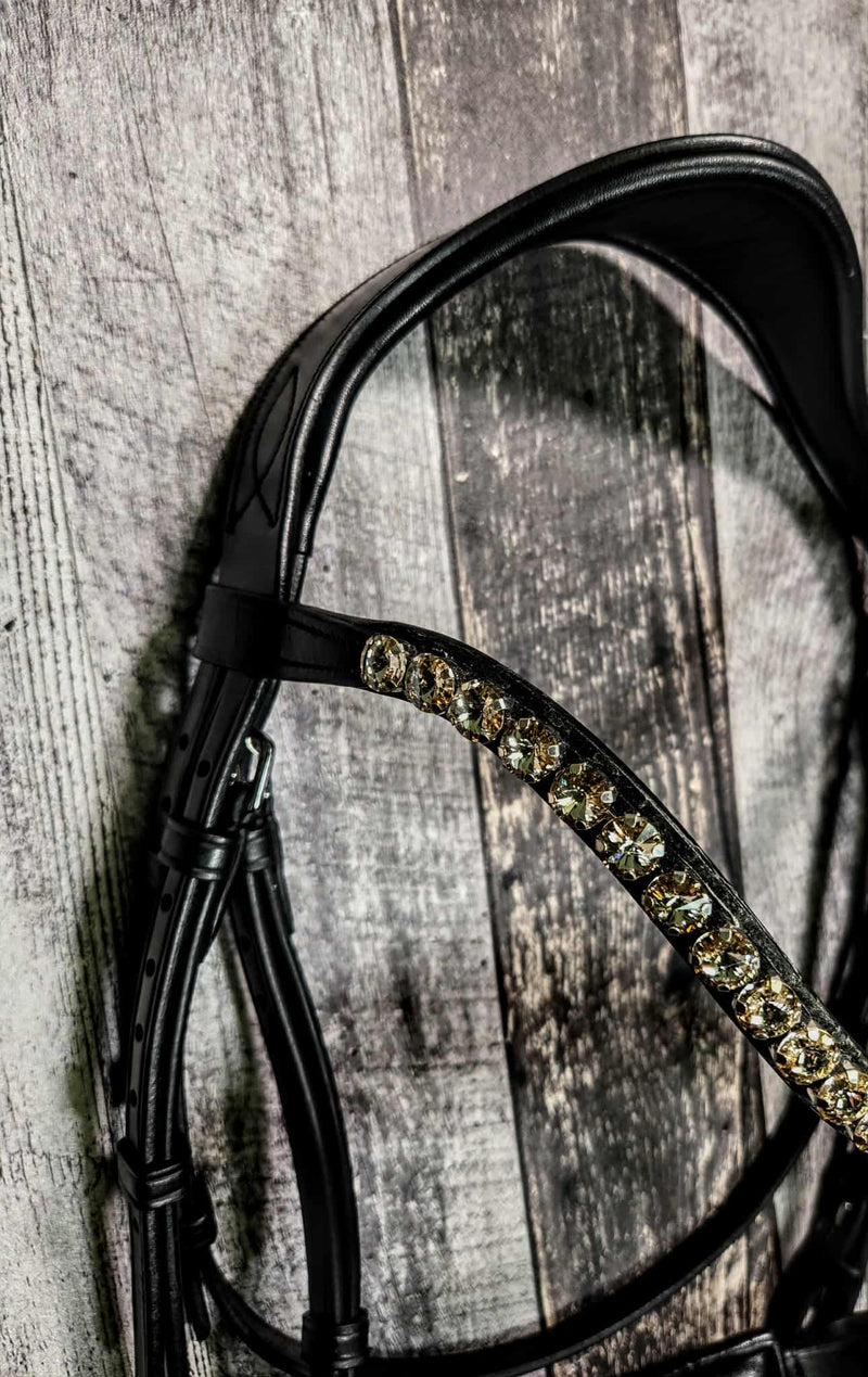 Mahogany Python Shimmer Snaffle