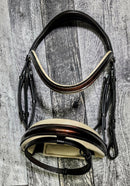 Mahogany Metallic Bronze/ Cream Snaffle