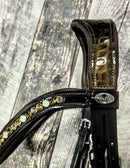 LE Cognac Croco Snaffle