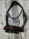 Merlot/ black Croco Snaffle