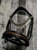 Mahogany Python Shimmer Snaffle