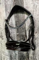 Patent Havana Rolled Snaffle