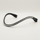 Single Row White Stone Browband