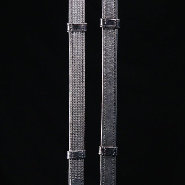 Italian Leather Reins - Softy/Rubber